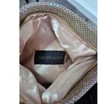 Jessica McClintock VTG Pink Iridescent Metal Mesh Purse Tassle/Chain Strap Photo 3