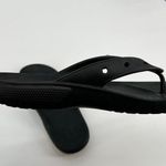 Crocs Classic black Flip Flop slide on sandals light weight size 8 women / 6 men Photo 4