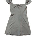 Levi's Levi’s Misha Flutter Sleeve Dress in Baby Check Sunny Cream Sz XL Photo 2