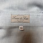 VTG Laura Di Sarpi Women's Tunic Top Blouse Plus Size 50 2X Lagenlook Minimalist Blue Photo 8