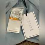 1. State  Women's Dusty Blue Halter Off-The-Shoulder Chiffon Blouse - Small - NWT Photo 8