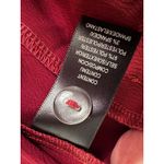 WAYF Burgundy Pleated Wide Leg Satin Pants Women's Medium Photo 5