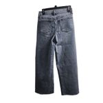 OAT Jeans Womens Size 26 Light Wash Blue High Waisted Frayed‎ Hem Distressed Photo 3