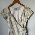 Converse  One Star Women's Plaid Wrap Dress with Ruffle Hem Size Medium Photo 2