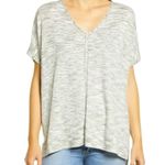 Caslon Popover popover Sweater Dolman Short Sleeves SMALL merle Poncho NEW Photo 2