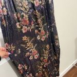 Monique Lhuillier ML Silver Floral Sequin Surplice Gown Size 4 US $595 Photo 7