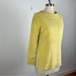 Anthropologie  Pilcro Acid Wash Yellow Sweatshirt Photo 1