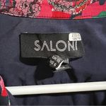 SALONI Printed Colorful Tilly Ruffle Button front Mini Dress size 6 Red Photo 6