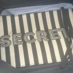NWT Victoria’s Secret Black and White Striped Tote Bag and Makeup Bag! Photo 4