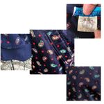 Vintage Bette & Court Golf Collection Jacket Med Navy Pailey Front Zip P… Size undefined Photo 11