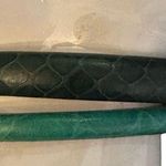 Vintage Vita Florence 24k Gold Bangle & Modern Manelli Silver Leather Bracelet Photo 6