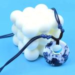Ceramic Pendant Necklaces‎ Vintage & Chinese Style Blue Photo 5