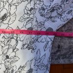 ASTR the Label White Floral Print Long‎ Sleeve Surplice Blouse Top Large Photo 5