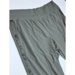 Athleta  Nolita Wide Leg Olive Green Track Pants Athletic Side Stripe Women Sz 24 Photo 1