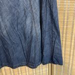 Lauren Ralph Lauren Vintage Y2K Western Style Faded Cotton Denim Midi Skirt 10 Blue Photo 4