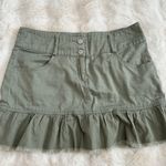 Rewind Vintage  Cargo Ruffle Mini Skirt Photo 0