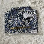 Free People Sandrine Rose by  R1027-Bali Hawaiin button up shirt blue size Large Photo 1