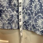 Catherines Maxi Dress Plus 3X Blue Floral Paisley Print Sleeveless Stretch Boho Photo 5