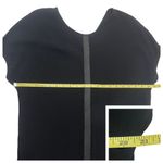 Madewell  Leather Edged Easy Shirt Dress - Black - XS Photo 3