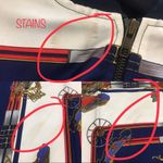 Vintage 80s 90s Scarf Bomber Jacket Blue Photo 6