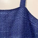 Abercrombie & Fitch Navy Blue Tweed Mini Dress with Pockets XLarge NWOT Photo 1