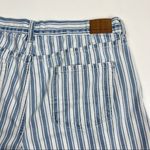 American Eagle  Outfitters Stripes High Waist Mom Shorts Women’s Size 12 Nautical Photo 4