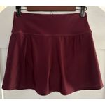 Slimming Maroon Bathing Suit Bottom Swim Skirt Skorts Side Slit Drawstring Sz M Red Size M Photo 2