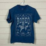 Social Culture Texas Rodeo Blue Tee size XS Photo 0