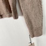 Sincerely Jules NWT Ruffle Shoulder Crewneck Sweater Oatmeal Size Small S NEW Photo 4