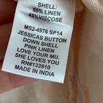 Show Me Your Mumu • NWT Jessica Linen Button Down Top Shell Pink Photo 45