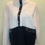 Calvin Klein  fleece sweater with snap front button.  Super soft! Size XL Photo 0
