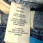 Show Me Your Mumu Blu 30 Arizona high waist frayed hem jean shorts SH2 2840 Photo 4