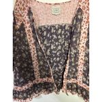 LOGO By Lori Goldstein Logo Lab by Lori Goldstein 3/4 Sleeve Crew Neck Bed Jacket Floral Patchwork 2x Photo 6