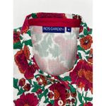 Ro's Garden Deauville Mini Dress Red Floral White Size XS Photo 3