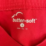 Butter Soft Women‎ Scrub Top S Red Medical Uniform Nurse Workwear Dental Casual Photo 1