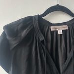 Catherine Malandrino  Black Blouse Sz M Photo 1