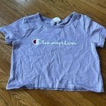Champion  Purple Short Sleeve crop top Photo 0