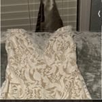 Lulu's Cream Floral Lace Jumpsuit White Size XS Photo 3