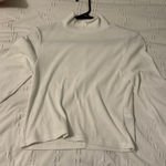 American Eagle  Long Sleeve Top Soft & Sexy Ribbed Women’s Cropped Medium Photo 0