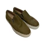 Chloé Chloe Ivy Scallop Slip-On Skater Sneakers Sz. 37 (US 7) Photo 2