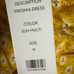 Veronica Beard  Virginia Sun Yellow One Shoulder Floral Tiered Maxi Dress Size 16 Photo 15