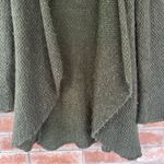 Wooden Ships Open Cardigan Knit Wool Mohair Blend Women’s Small Medium Green Photo 2