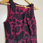 Loft CLEARANCE! Mulberry Toile Patterned Sleeveless Dress Size 10 Like New Photo 2