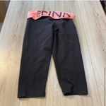 PINK - Victoria's Secret  Black and Pink Leggings tights Photo 2