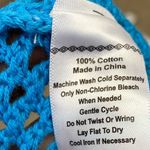 Paradise Shores Cotton Sweater Blue Size XL Photo 4