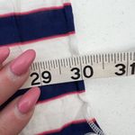 Victoria's Secret  OS Jersey Knit Scarf Navy White Pink Striped Super Soft NEW Photo 8