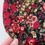 Unbranded Red & Black Floral Hobo Style Bag Handbag Boho Carpet Purse Shoulder Photo 1
