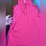 Tommy Bahama Tommy Active Cays Active Lace Up Spa Dress Pink - Size M Photo 5