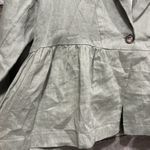 Anthropologie Dolan 100% linen babydoll sage green blazer size M Size M Photo 5