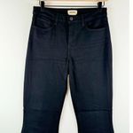 L'Agence Womens Jeans Black Denim Bell Flared Stretch Mid Rise Dark Wash Size 26 Photo 6